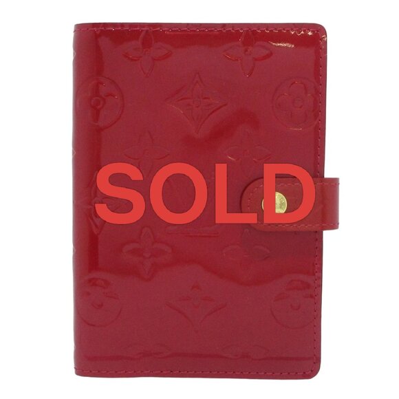 LOUIS VUITTON Agenda PM Pomme d'Amour Monogram Vernis - 155-061525 - Picture 1 of 8